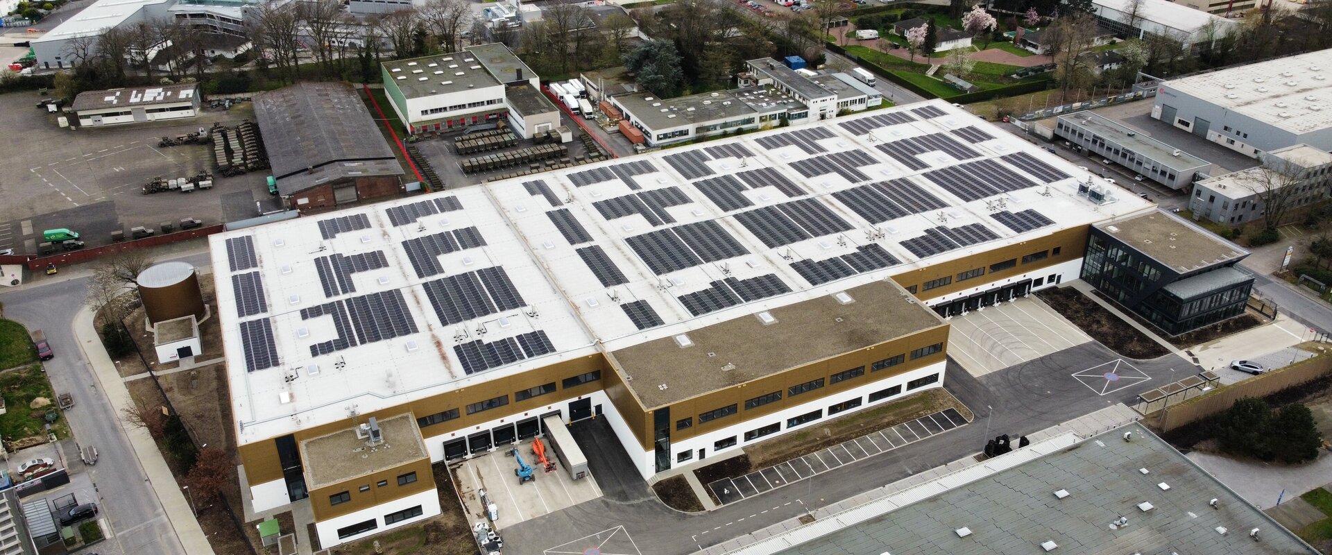 Standort Langenfeld Luftaufnahme