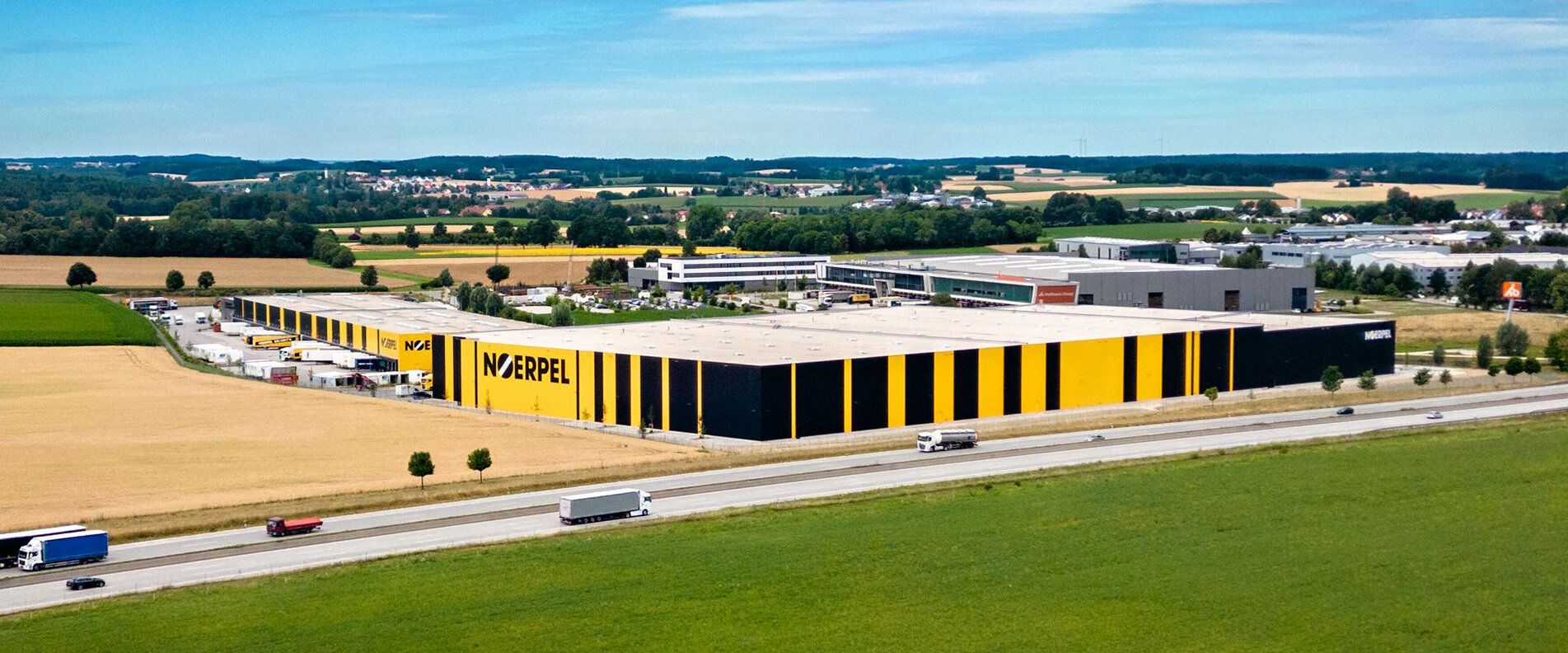 Odelzhausen Lagerhalle Luftaufnahme