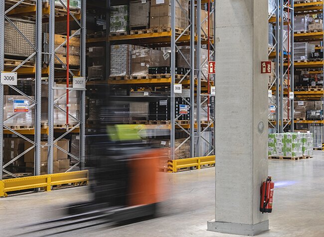 Unsere Logistik in Odelzhausen auf einen Blick: