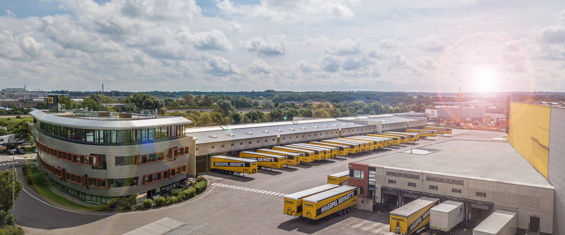 Standort Ulm Luftbildaufnahme