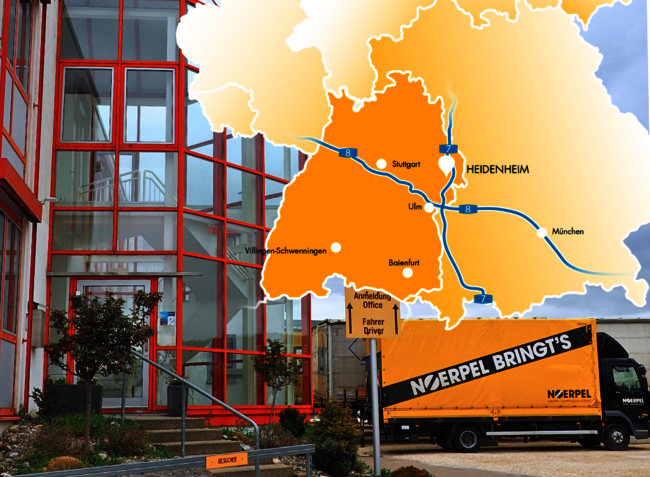 Spedition nahe Aalen, Donauwörth und Günzburg